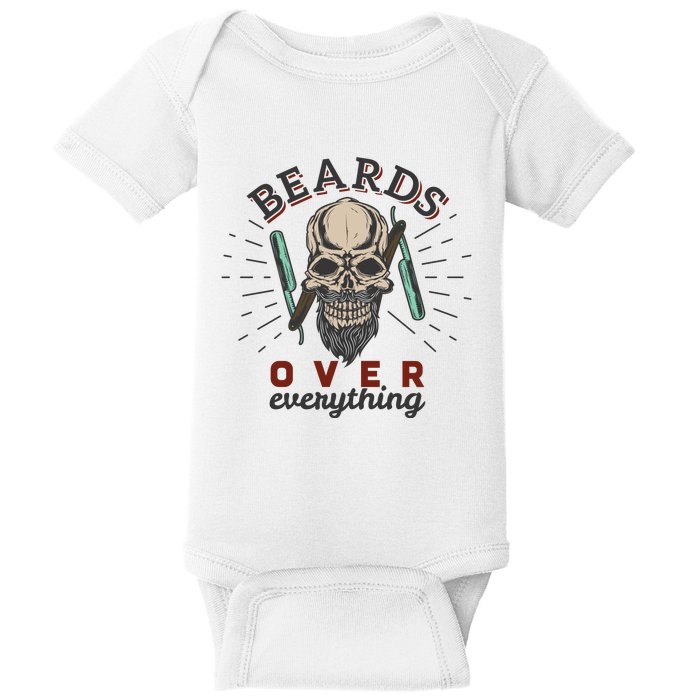 Beards Over Everything Baby Bodysuit