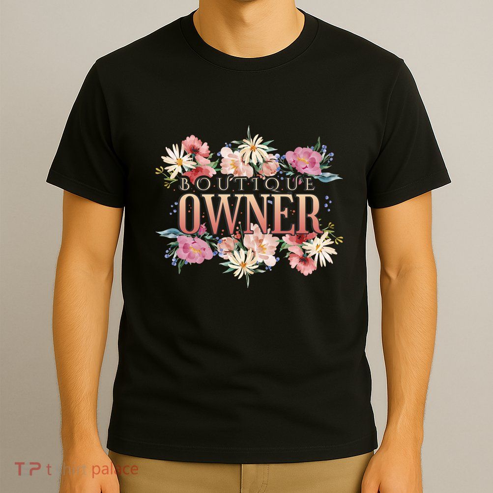 Boutique Owner Floral T-Shirt