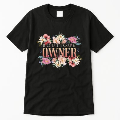 Boutique Owner Floral Tall T-Shirt