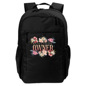 Boutique Owner Floral Daily Commute Backpack