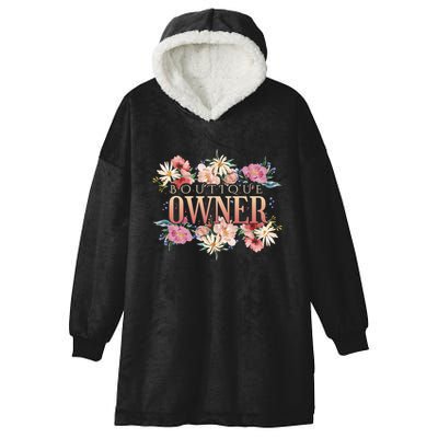 Boutique Owner Floral Hooded Wearable Blanket