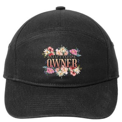 Boutique Owner Floral 7-Panel Snapback Hat