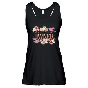 Boutique Owner Floral Ladies Essential Flowy Tank