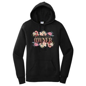 Boutique Owner Floral Women's Pullover Hoodie