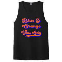 Blue Orange Football Team School Game Day Colors PosiCharge Competitor Tank