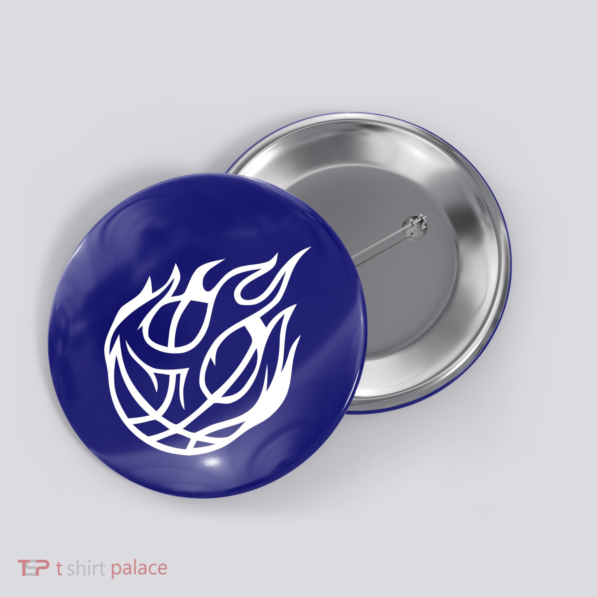 Basketball On Fire Gift Basketball Gift Button