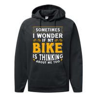 Biker Outfit Funny Motorcycle Quotes Accessories For Men Performance Fleece Hoodie