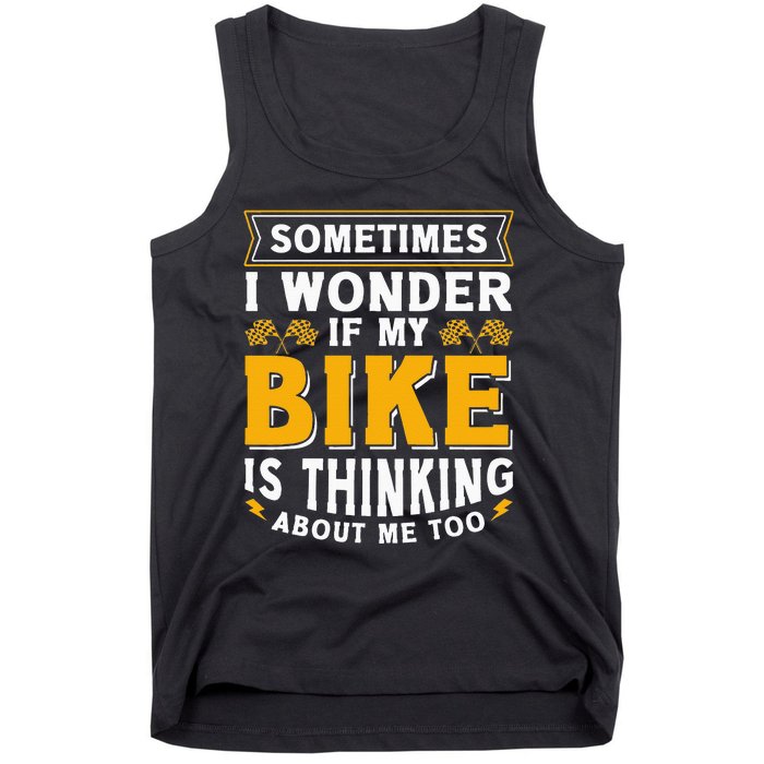 Biker Outfit Funny Motorcycle Quotes Accessories For Men Tank Top