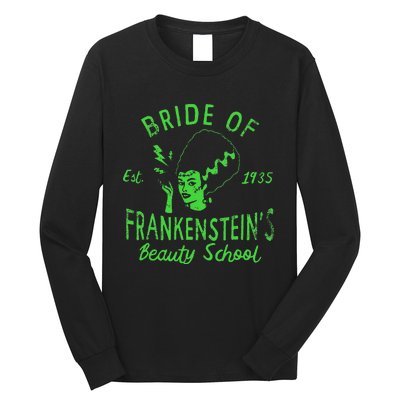 Bride Of Frankensteins Beauty School Long Sleeve Shirt