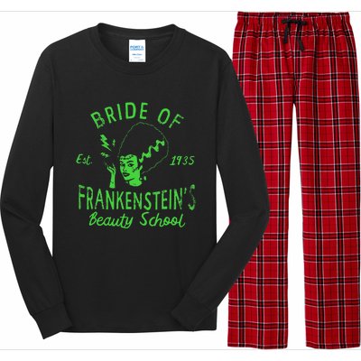 Bride Of Frankensteins Beauty School Long Sleeve Pajama Set