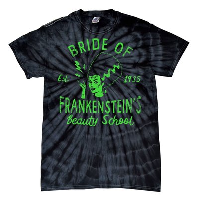 Bride Of Frankensteins Beauty School Tie-Dye T-Shirt