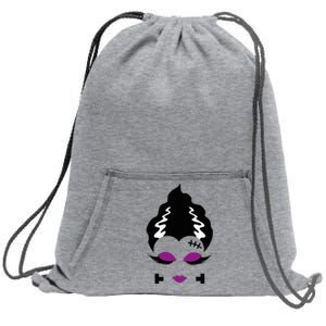 Bride Of F.R.A.N.K.E.N.S.T.E.I.N Monster Halloween Costume Sweatshirt Cinch Pack Bag