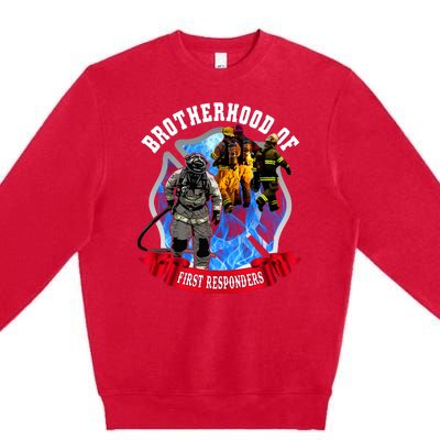 Brotherhood Of First Responders Premium Crewneck Sweatshirt