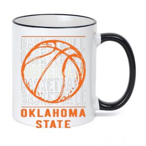 Basketball Oklahoma Funny 11oz Black Color Changing Mug