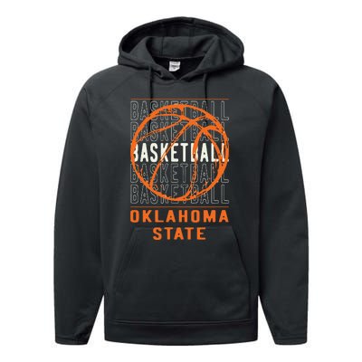 Basketball Oklahoma Funny Performance Fleece Hoodie