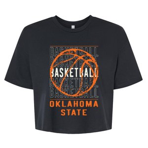 Basketball Oklahoma Funny Bella+Canvas Jersey Crop Tee