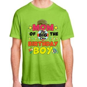 Big One Fishing Theme Mom Of The Birthday Funny Gift Adult ChromaSoft Performance T-Shirt