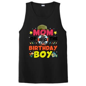 Big One Fishing Theme Mom Of The Birthday Funny Gift PosiCharge Competitor Tank