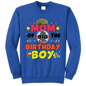 Big One Fishing Theme Mom Of The Birthday Funny Gift Sweatshirt