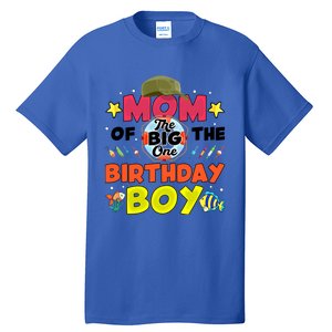 Big One Fishing Theme Mom Of The Birthday Funny Gift Tall T-Shirt