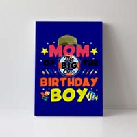 Big One Fishing Theme Mom Of The Birthday Funny Gift Canvas