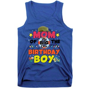 Big One Fishing Theme Mom Of The Birthday Funny Gift Tank Top