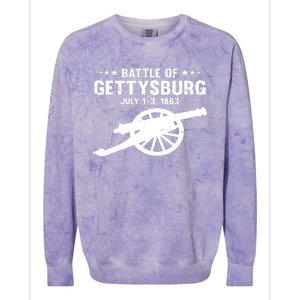 Battle Of Gettysburg | Battlefield US American Civil War Colorblast Crewneck Sweatshirt