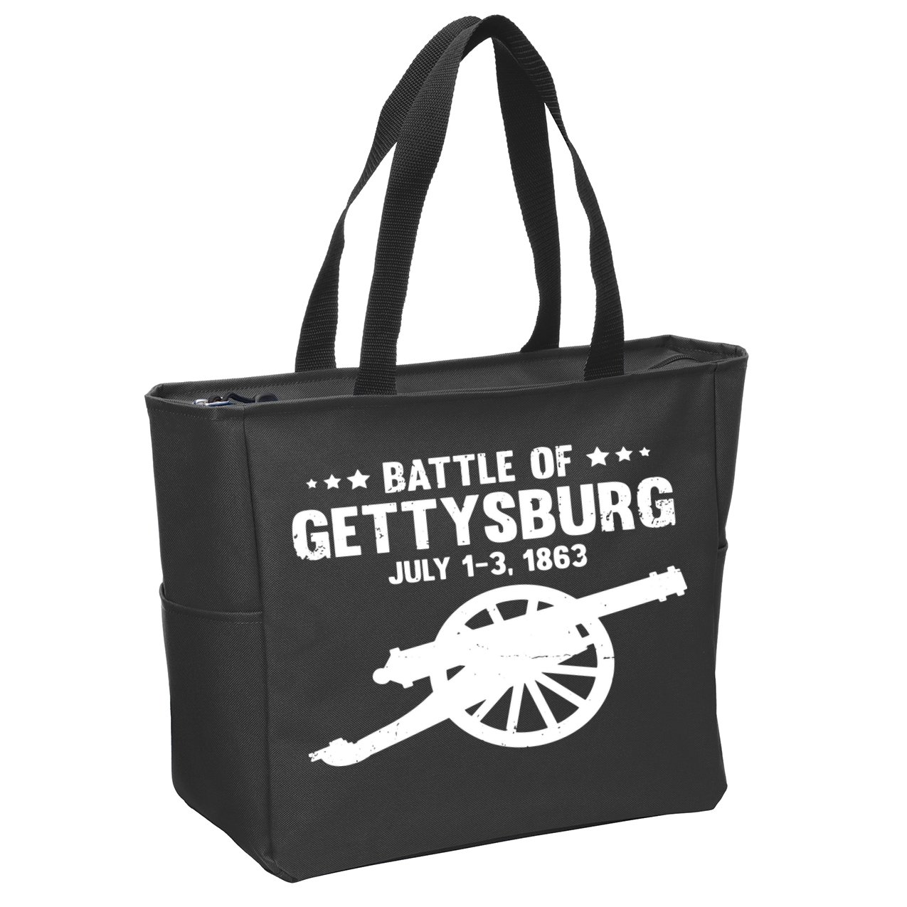 Battle Of Gettysburg | Battlefield US American Civil War Zip Tote Bag