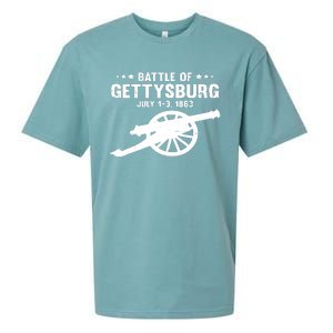 Battle Of Gettysburg | Battlefield US American Civil War Sueded Cloud Jersey T-Shirt