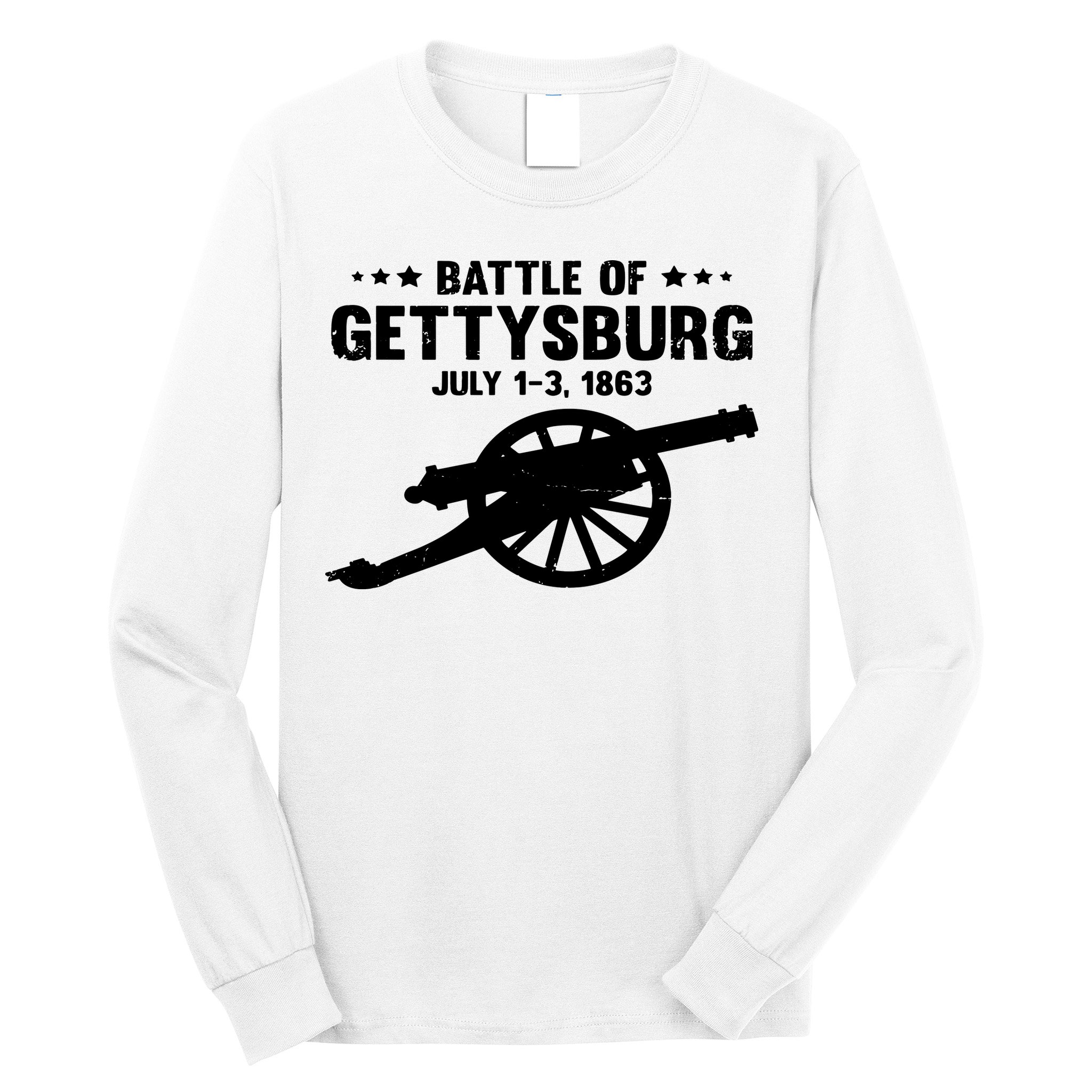 Battle Of Gettysburg | Battlefield US American Civil War Long Sleeve Shirt