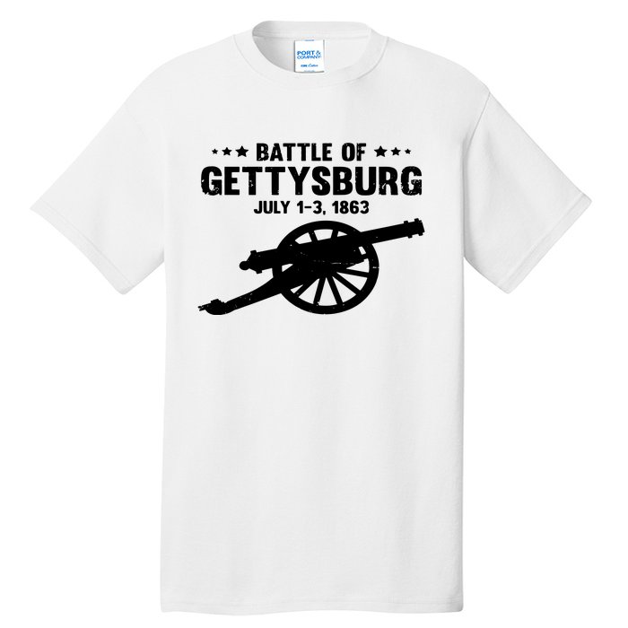 Battle Of Gettysburg | Battlefield US American Civil War Tall T-Shirt