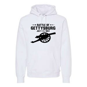 Battle Of Gettysburg | Battlefield US American Civil War Premium Hoodie