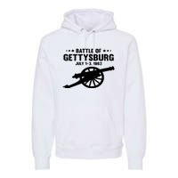 Battle Of Gettysburg | Battlefield US American Civil War Premium Hoodie