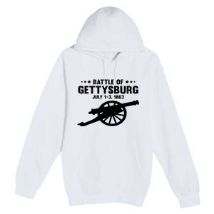 Battle Of Gettysburg | Battlefield US American Civil War Premium Pullover Hoodie