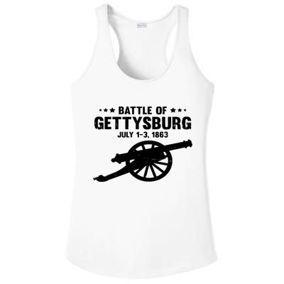 Battle Of Gettysburg | Battlefield US American Civil War Ladies PosiCharge Competitor Racerback Tank