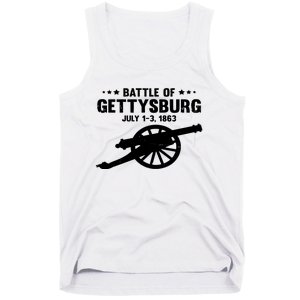 Battle Of Gettysburg | Battlefield US American Civil War Tank Top