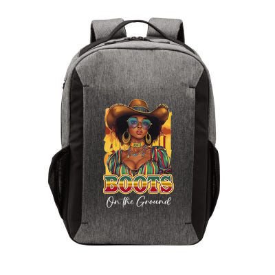 Boots On Ground Juneteenth Cowgirl Linedance Boots Western Vector Backpack