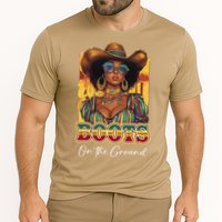Boots On Ground Juneteenth Cowgirl Linedance Boots Western Cooling Performance Crew T-Shirt
