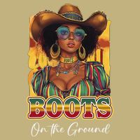 Boots On Ground Juneteenth Cowgirl Linedance Boots Western Cooling Performance Crew T-Shirt