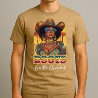 Boots On Ground Juneteenth Cowgirl Linedance Boots Western T-Shirt