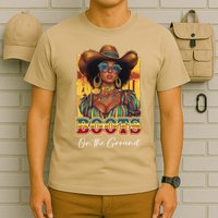 Boots On Ground Juneteenth Cowgirl Linedance Boots Western T-Shirt