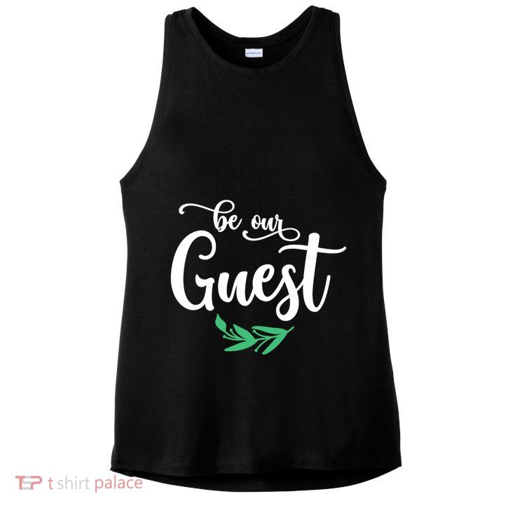 Be Our Guest Wedding Gift Ladies PosiCharge Tri-Blend Wicking Tank