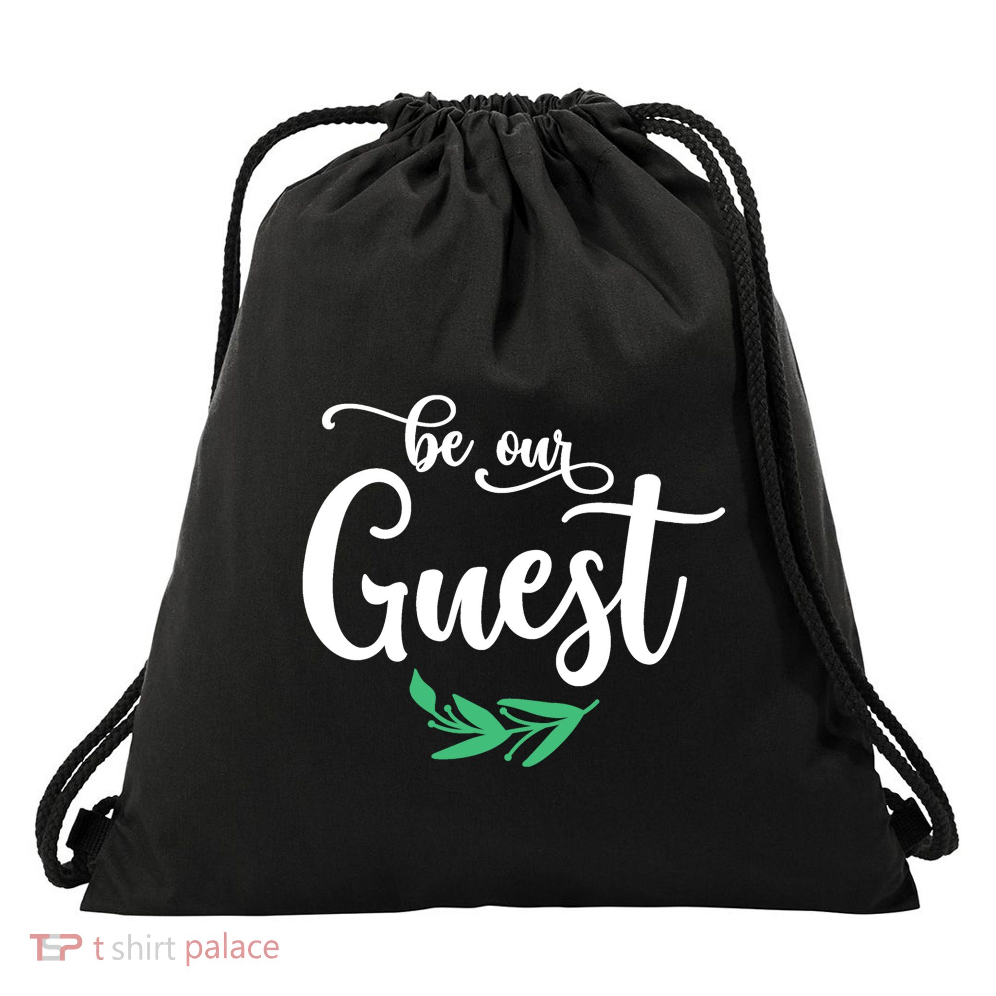 Be Our Guest Wedding Gift Drawstring Bag