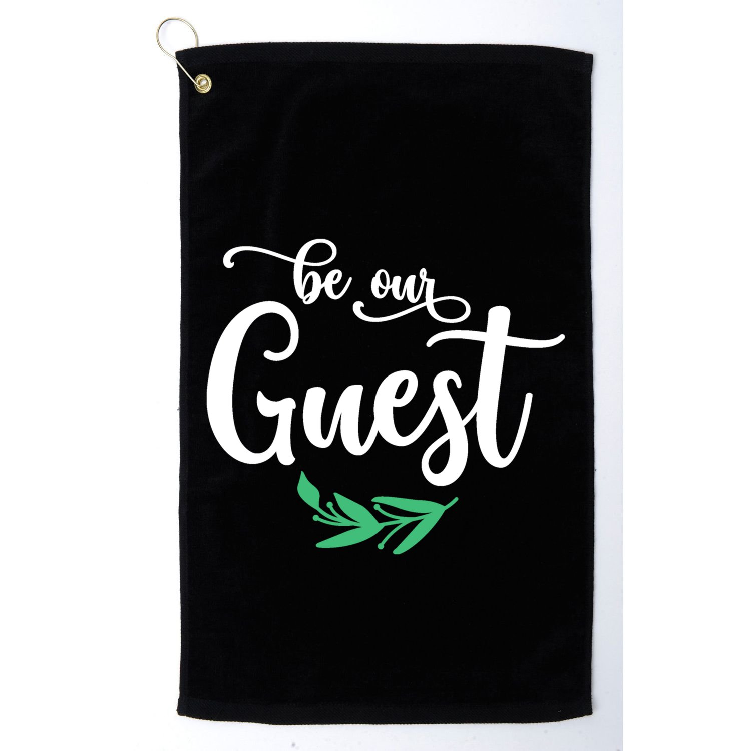 Be Our Guest Wedding Gift Golf Towel