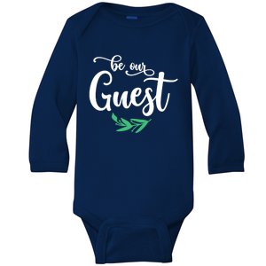 Be Our Guest Wedding Gift Baby Long Sleeve Bodysuit