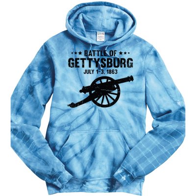 Battle Of Gettysburg Battlefield Us American Civil War Tie Dye Hoodie