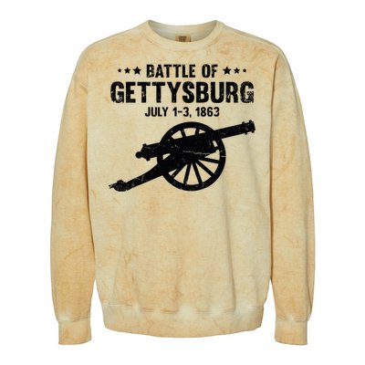 Battle Of Gettysburg Battlefield Us American Civil War Colorblast Crewneck Sweatshirt