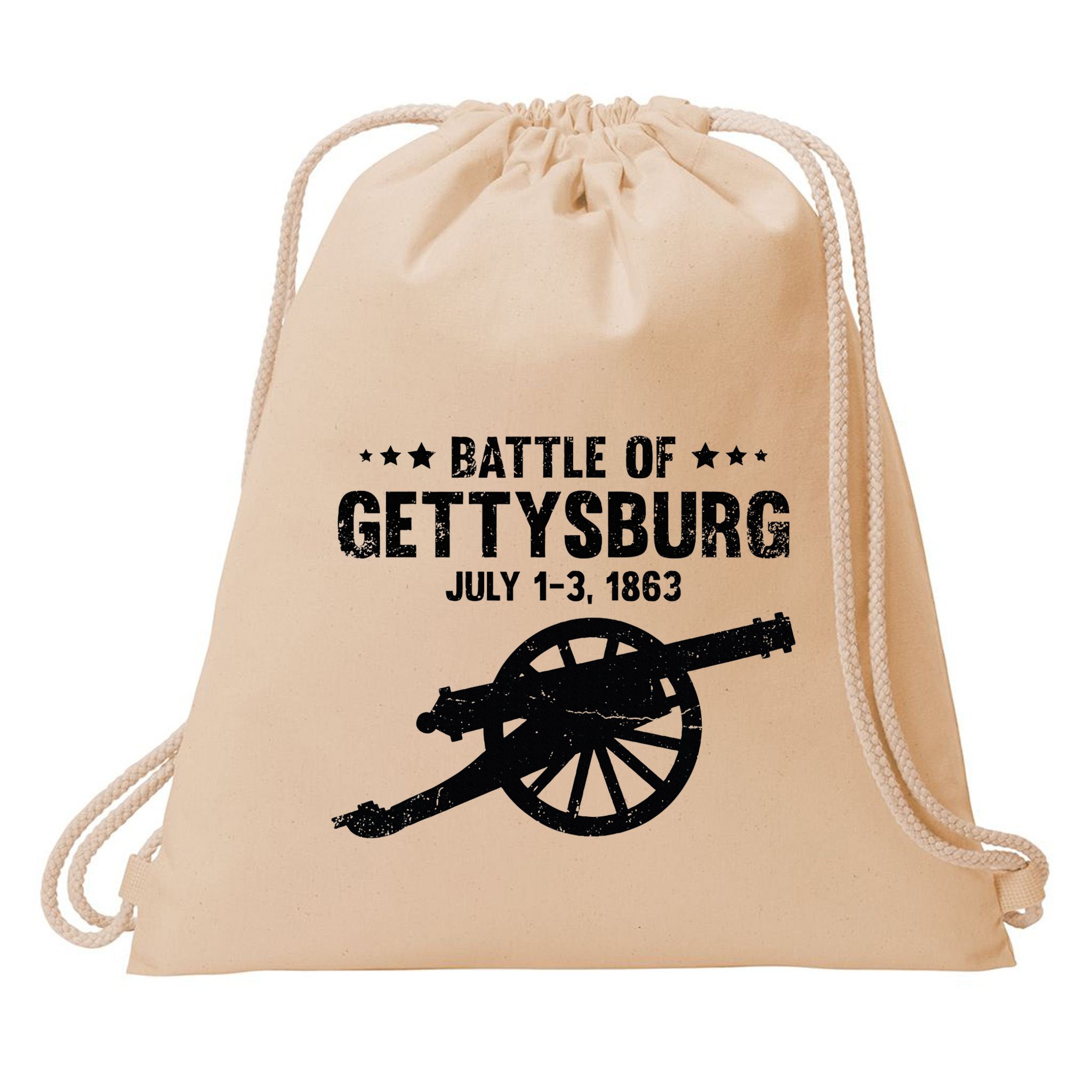 Battle Of Gettysburg Battlefield Us American Civil War Drawstring Bag