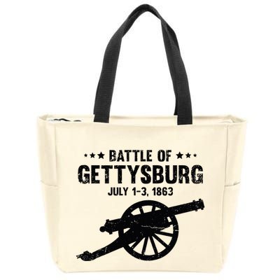 Battle Of Gettysburg Battlefield Us American Civil War Zip Tote Bag