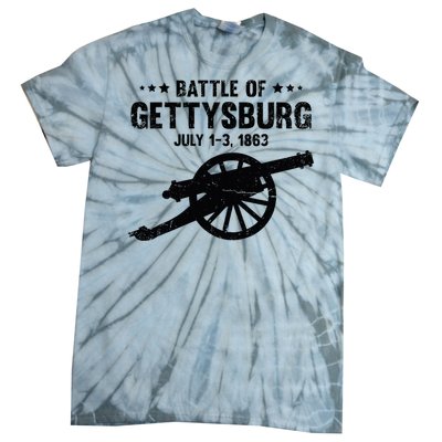 Battle Of Gettysburg Battlefield Us American Civil War Tie-Dye T-Shirt